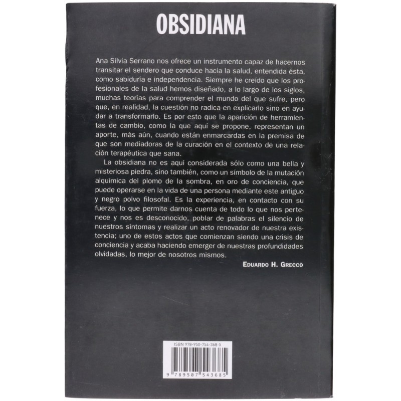 LIBRO - Obsidiana Pietra Sacra di Guarigione