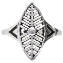 Bague plaquée argent -A43-