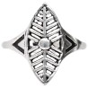 Bague plaquée argent -A43-