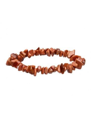 Braccialetto con chip di goldstone