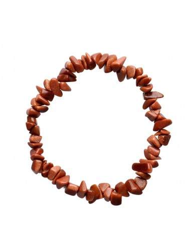 Goldstone Chip Bracelet