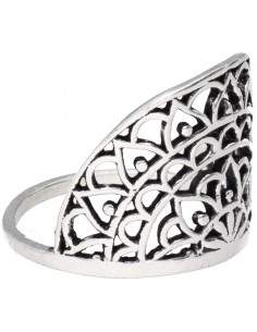 Bague plaquée argent -A22- 2