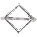 Bague plaquée argent -A48-