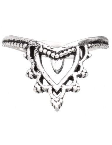 Anello placcato in argento -A57-