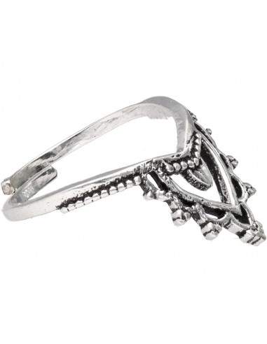 Bague plaquée argent -A57-