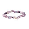 Bracciale con chip di fluorite arcobaleno