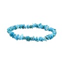 Pulseira de chips de turquesa