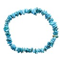 Bracciale con chips di turchese
