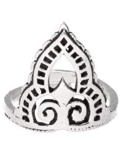 Bague plaquée argent -A40-