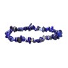 Pulseira com lascas de lápis-lazúli
