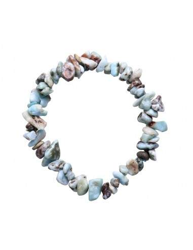 Braccialetto con chip di Larimar
