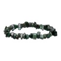 Bracciale con chips di quarzo verde