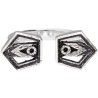 Bague plaquée argent -A61-