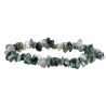 Bracelet en agate mousse
