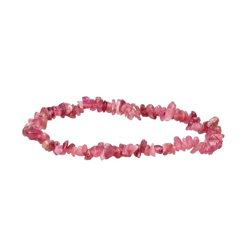 Bracciale Chip di Tormalina Rubelita