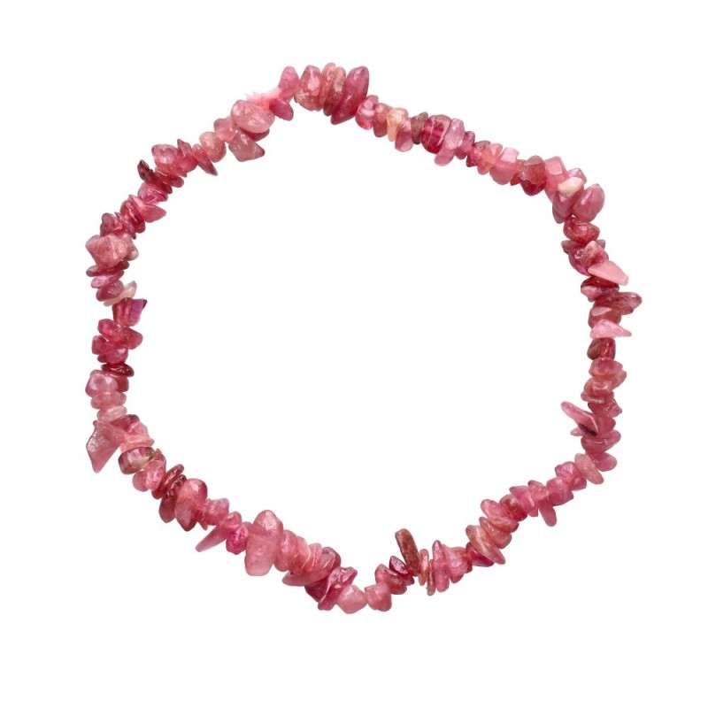 Bracciale Chip di Tormalina Rubelita