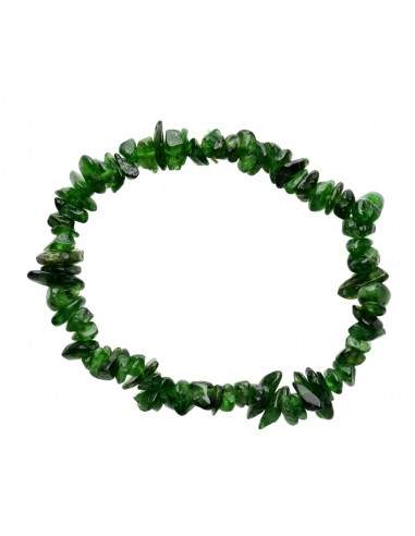 Braccialetto con chip di diopsite