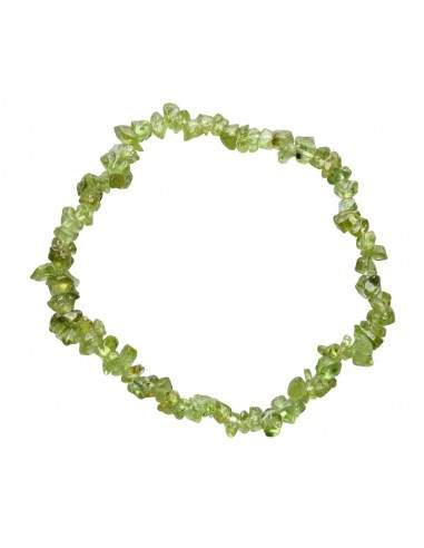 Braccialetto con chip di peridoto