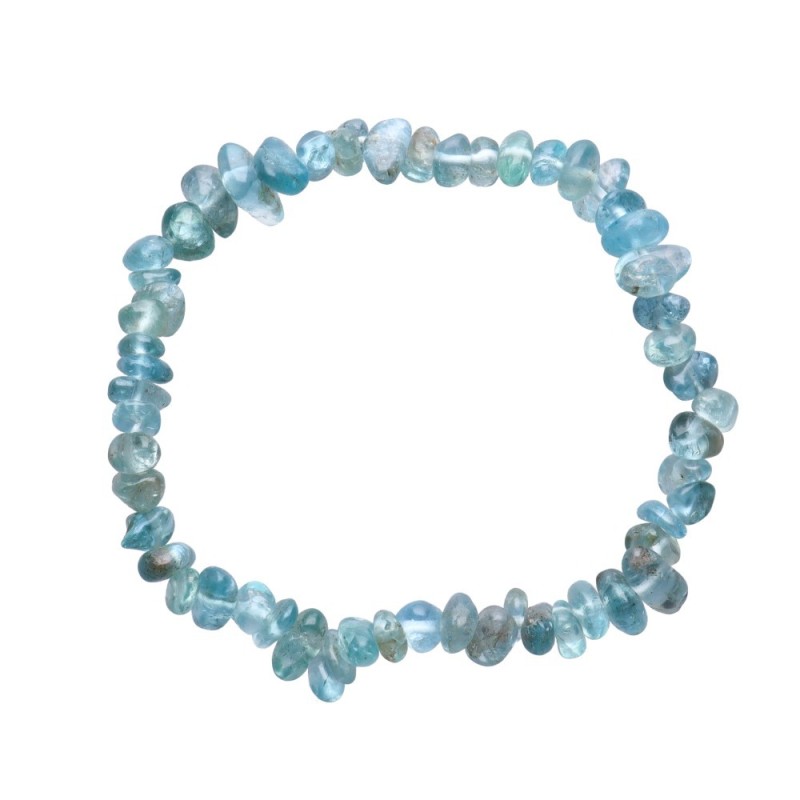Bracciale Chip di Apatite Chiara