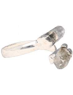 Anello in quarzo placcato... 2