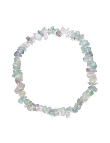 Braccialetto con chip di Fluorite verde