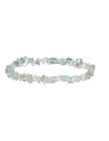 Braccialetto con chip di Fluorite verde