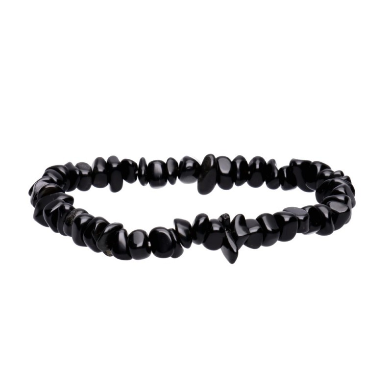 Bracciale con chips di ossidiana