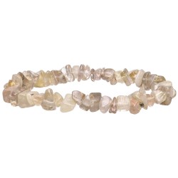Bracciale con chip di quarzo rutilato