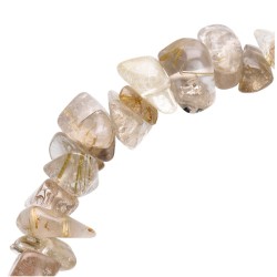 Bracciale con chip di quarzo rutilato
