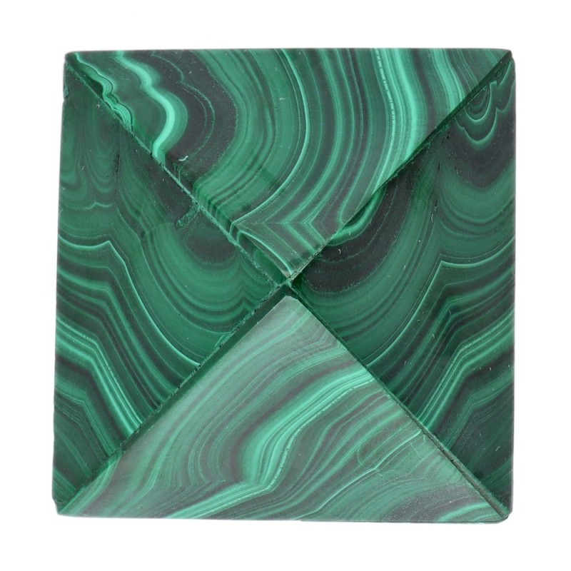 Pirámide di Malachite di 5x5cm | Vives de la Cortada