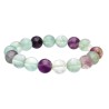 Bracciale in Fluorite Arcobaleno Verde 10mm