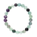 Bracciale in Fluorite Verde 8mm
