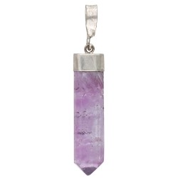 Pendente Punta Lucidata di Fluorite Arcobaleno in Argento Sterling 925