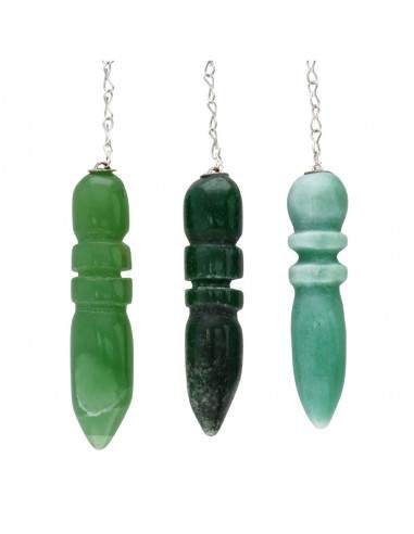Péndulo Egiziano di Quarzo Verde (EGI3)