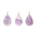Amethyst Chevron Drop Pendant