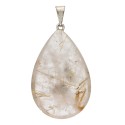 Pingente de Quartzo Rutilated Drop