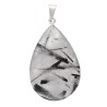 Pendentif en quartz tourmaline