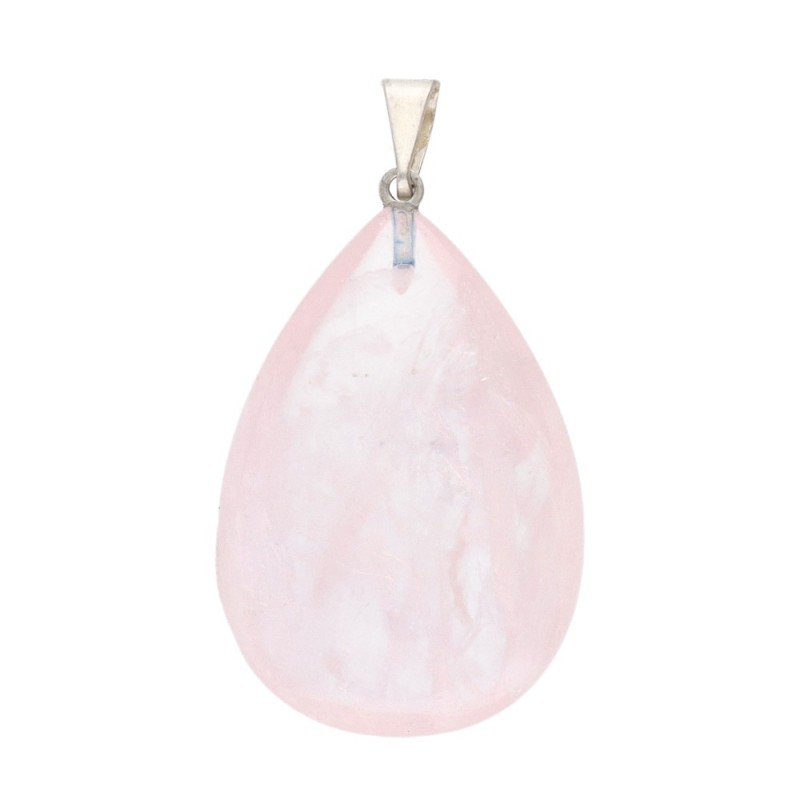 Pendente Goccia di Quarzo Rosa