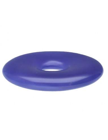 Ciambella media in agata blu tinta