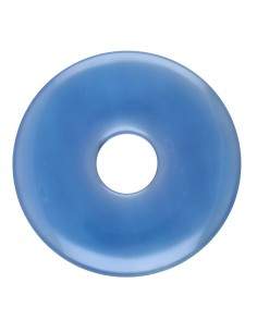 Large Dyed Blue Agate Donut