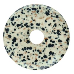 Ciambella piccola in diaspro dalmanita o dalmata
