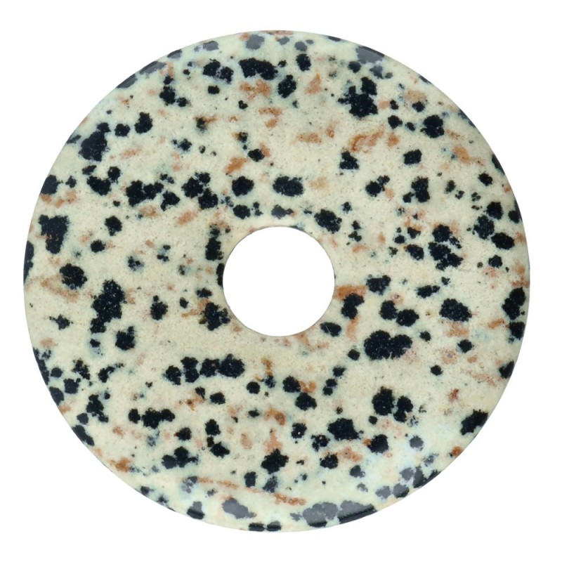 Ciambella piccola in diaspro dalmanita o dalmata