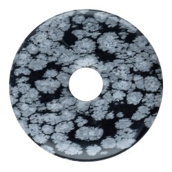 Donut Grande di Obsidiana Neve