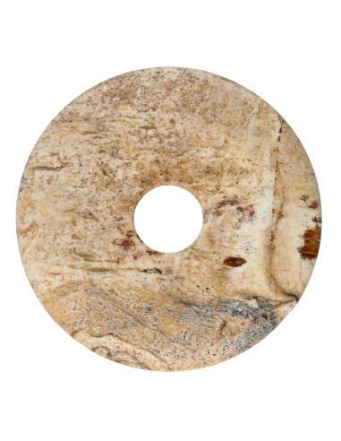 Grande donut di diaspro paesaggistico