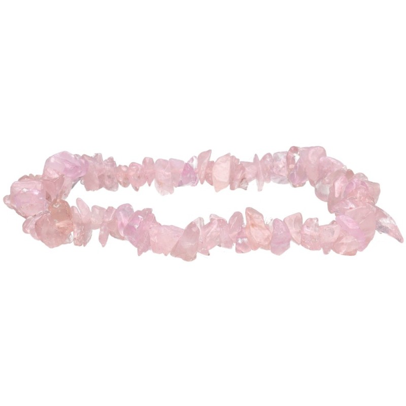 Bracciale Chip Quarzo Rosa Potenziato