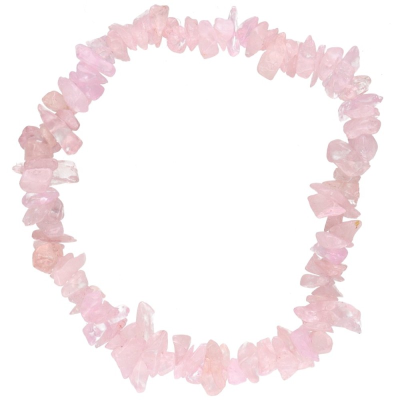Bracciale Chip Quarzo Rosa Potenziato