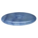 Grand donut en quartz bleu