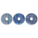 Large Blue Quartz Donut