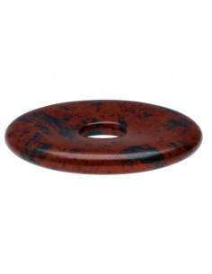 Large Obsidian Mahogany Donut 2
