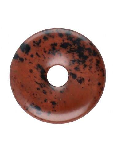 Piccolo Donut in ossidiana mogano